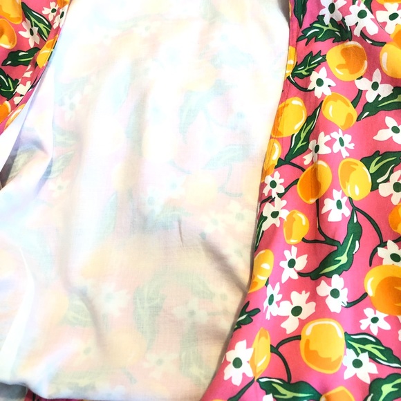 Sz 12 Draper James Wynonna Wrap Dress - Orange Blossom NWOT - Picture 14 of 16